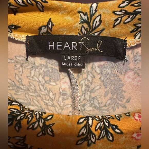 Heart Soul yellow floral dress - Picture 4 of 6